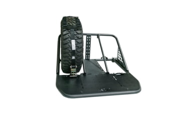 Image of Bulldog Winch Vertical Tire Ratcheting inhin Tie-Down Strap, 10,000 lb Breaking Strength, Black, 20362