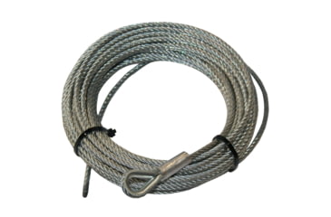 Image of Bulldog Winch Wire Rope for 15017 3/16in X 45ft, Silver, 20222
