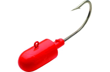 Image of Bullet Weights Bullet Jig Head, Flame, 8oz, 10/0 Hook, BTJP8BFLM
