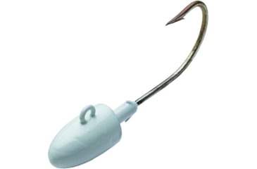 Image of Bullet Weights Bullet Jig Head, Glow White, 2oz, 5/0 Hook, BTJP2BGLO