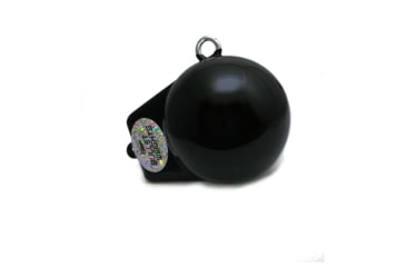 Image of Bullet Weights Coated Downrigger Ball w/Fin 8LB, Black, DR8 BLK
