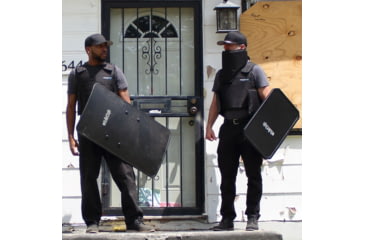 Image of BulletSafe ARAK Bulletproof Shield, Level III, Black, BS53001