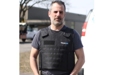 Image of BulletSafe Tactical Front Carrier - Accessory for Bulletproof Vests, Black, XS, BS54000-XS