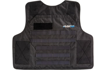Image of BulletSafe Tactical Front Carrier - Accessory for Bulletproof Vests, Black, XS, BS54000-XS