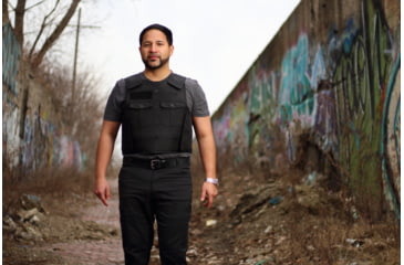 Image of BulletSafe Uniform Front Carrier - Accessory for Bulletproof Vests, Black, S, BS54003-S