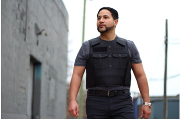 Image of BulletSafe Uniform Front Carrier - Accessory for Bulletproof Vests, Black, S, BS54003-S