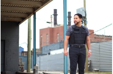 Image of BulletSafe Uniform Front Carrier - Accessory for Bulletproof Vests, Black, S, BS54003-S