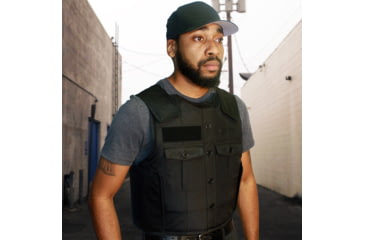 Image of BulletSafe Uniform Front Carrier - Accessory for Bulletproof Vests, Black, S, BS54003-S