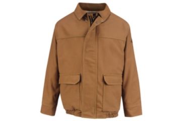 Image of Bulwark Brown Duck Lined Bomber Jacket, EXCEL FR ComforTouch, BROWN DUCK, LNL JLB8BDLNL
