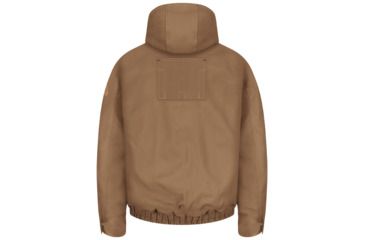 Image of Bulwark Brown Duck Lineman Hooded Jacket with Lanyard Access, Excel FR ComforTouch, Brown Duck, RGL JLH4BDRGL