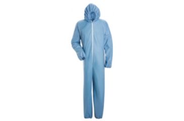 Image of Bulwark Chemical Splash Disposable Flame-Resistant Coverall, SKY BLUE M-XL , RGM KDE4SBRGM