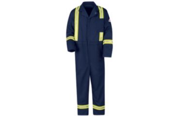 Image of Bulwark Classic Coverall, Excel FR, NAVY, RG42 CECTNVRG42