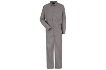 Image of Bulwark Deluxe Coverall, Excel FR ComforTouch, 6 oz., GRAY, RG40 CLD4GYRG40