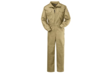 Image of Bulwark Deluxe Coverall, Excel FR ComforTouch, 9 oz., KHAKI, LN44 CLB6KHLN44