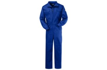 Image of Bulwark Deluxe Coverall, Excel FR ComforTouch, 9 oz., ROYAL, LN48 CLB6RBLN48