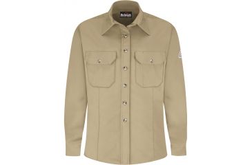 Image of Bulwark Dress Uniform Shirt, Excel FR ComforTouch, 7 oz., Women's, SLU3KH, RGXL SLU3KHRGXL