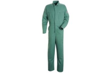 Image of Bulwark Gripper-Front Coverall, Excel FR, VISUAL GREEN, LNL CEW2VGLNL