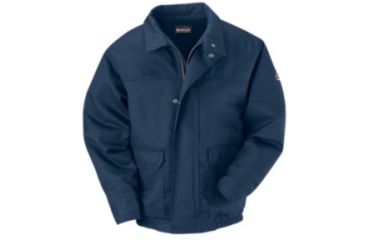 Image of Bulwark Lined Bomber Jacket, Excel FR ComforTouch, NAVY, LNL JLJ8NVLNL