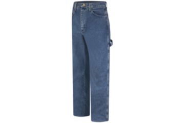Image of Bulwark Pre-washed Denim Dungaree, EXCEL FR, 14.75 oz., STONE WASH, 5037U PEJ8SW5037U
