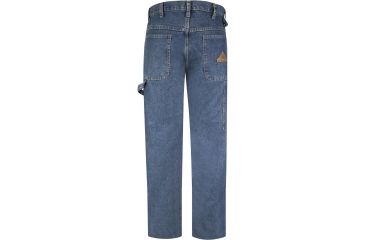 Image of Bulwark Pre-washed Denim Dungaree, EXCEL FR, 14.75 oz., STONE WASH, 3037U PEJ8SW3037U