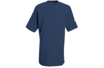 Image of Bulwark Short Sleeve Tagless T-Shirt, Excel FR, Men, SET8NV, SSLXXL SET8NVSSLXXL