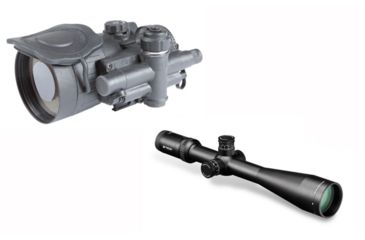Image of Armasight CO-X ID MG Night Vision Medium Range Clip-On System Gen 2+ Improved Definition w/Manual Gain w/FREE Vortex Viper HS-T 6-24x50mm Rifle Scope w/ VMR-1 MOA Reticle, Black