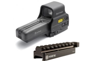 Image of EOTech Holographic Weapon Sight Night Vision Compatible 558.A65 w/ Kinetic Development Group SIDELOK Universal Scope Riser 558.A65-KIT2