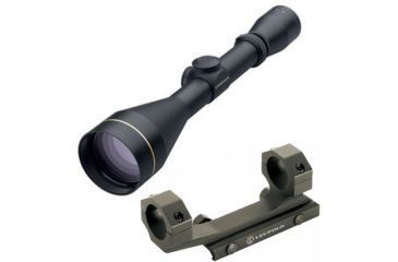 Image of Leupold VX-2 4-12x40mm Rifle Scope, Matte Black, Duplex Reticle 114396 w/ Mark 2 Integrated Mount System, 1 in Ring 114396-KIT1