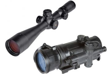 Image of Leupold Mark 8 3.5-25x56mm Gen 3 Illum. FF Mil Dot Reticle with Co-mr-3 Alpha Night Vision Clip-On 115150-KIT1