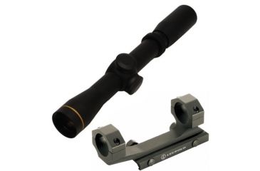 Image of Leupold VX-2 1.5-4x28mm IER Scout Duplex Reticle Scope, Matte Black 119621 w/ Mark 2 Integrated Mount System, 1 in Ring 119621-KIT1