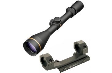 Image of Leupold VX-3i 4.5-14x50mm Rifle Scope, Matte, Varmint Hunter Reticle, 170706, w/ Mark 2 Integrated Mount System, 1 in Ring, 170706-KIT1