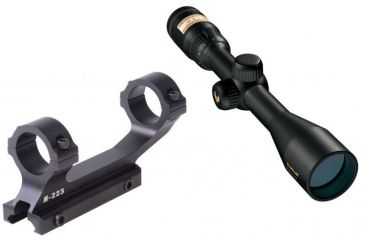 Image of Nikon ProStaff Rimfire 3-9x40mm Rifle Scope, Matte Black w/ BDC 150 Reticle 6725 w/ Nikon M-223 XR Mount 833 6725-KIT1