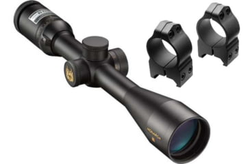 Image of Nikon Monarch 3 3-12x42 Rifle Scope w/BDC Reticle 6768 w/ FREE Nikon S-Series High Rings Black Matte Steel 16157 6768-KIT2