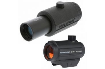Image of Primary Arms CLxZ Gen II Micro Dot Sight &amp; Base w/PA3XLERGENIV 3x LERGen IV Magnifier &amp; No Mount, Black, MD-RBGII-KIT2