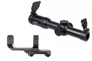 Image of Primary Arms SLx 1-6X24mm Rifle Scope, 30mm Tube, Second Focal Plane, 7.62X39 Reticle, Matte, Black, w/ Deluxe AR15 30mm Scope Mount