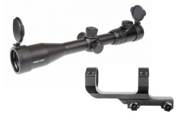 Image of Primary Arms Classic 4-16X44mm Rifle Scope - Illuminated Mil Dot Scope PA416X w/ Deluxe AR15 30mm Scope Mount