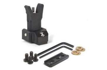 Image of Unity Tactical M-LOK Compatible FUSION Adapter, Black FUS-MFA W/ Unity Tactical Folding Front Sight, Black FUS-S1B FUS-MFA-KIT5