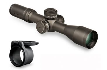 Image of Vortex Razor HD Gen II 3-18x50mm Rifle Scope w/EBR-2C MOA Reticle,Stealth Shadow Black RZR-31803 + Vortex Defender Flip Cap Objective Lens 50 (55-59 mm), Black O-50 RZR-31803-KIT1