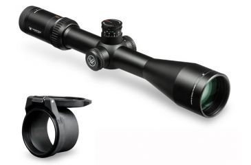 Image of Vortex Viper HS LR 4-16x50 mm Rifle Scope, 30 mm Tube, Second Focal Plane, Black, Hard Anodized, Non-Illuminated Dead-Hold BDC Reticle, MOA Adjustment, w/ Vortex Defender Flip Cap, VHS-4307-LR-KIT1