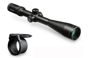 Image of Vortex Viper HS 6-24x50 Rifle Scope with BDC MOA Reticle VHS-4319 + Vortex Defender Flip Cap Objective Lens 50 (55-59 mm), Black O-50 VHS-4319-KIT1