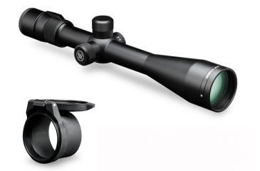 Image of Vortex Viper PA 6.5-20x50 mm Rifle Scope, 30 mm Tube, Second Focal Plane, Black, Hard Anodized, Non-Illuminated Mil-Dot Reticle, MOA Adjustment, w/ Vortex Defender Flip Cap, VPR-M-06MD-KIT1