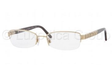 Image of Burberry BE1140 Progressive Eyeglasses - Havana Frame / 52 mm Prescription Lenses, 1077-5217