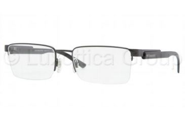 Image of Burberry BE1144 Progressive Eyeglasses Shiny Black Frame / 52 mm Prescription Lenses, 1001-5218