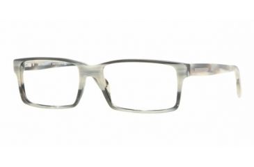Image of Burberry BE2074 Progressive Eyeglasses Gray Horn Frame / 52 mm Prescription Lenses, 3056-5216