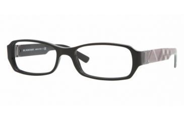 Image of Burberry BE2082A SV Prescription Eyeglasses - Shiny Black Frame / 51 mm Prescription Lenses, 3001-5116