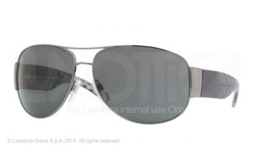 Image of Burberry BE3020M 61 BE3020M Bifocal Prescription Sunglasses BE3020M-100387-64 - Lens Diameter 64 mm, Frame Color Gunmetal