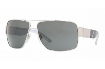 Image of Burberry BE3040 Progressive Sunglasses Silver Frame / 61 mm Prescription Lenses, 100587-6113