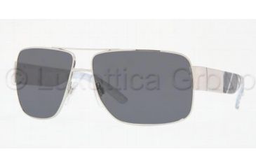 Image of Burberry BE3040 Sunglasses with No-Line Progressive Rx Prescription Lenses BE3040-100581-6113 - Frame Color: Silver, Lens Diameter: 61 mm