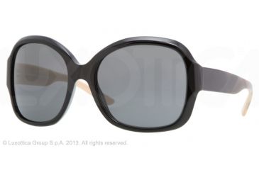 Image of Burberry BE4058M Progressive Prescription Sunglasses BE4058M-300187-57 - Lens Diameter 57 mm, Lens Diameter 57 mm, Frame Color Shiny Black