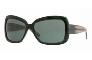 Image of Burberry BE4074 Progressive Sunglasses - Green Frame / 58 mm Prescription Lenses, 321371-5815